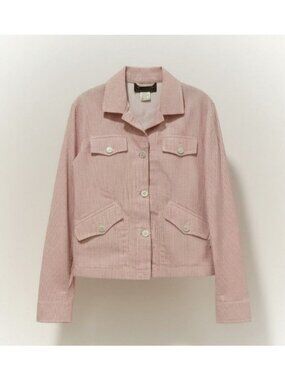 Loro Piana Striped Denim Jacket Display Model No Tags Made In Italy EU size 46